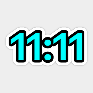 11:11 number Sticker